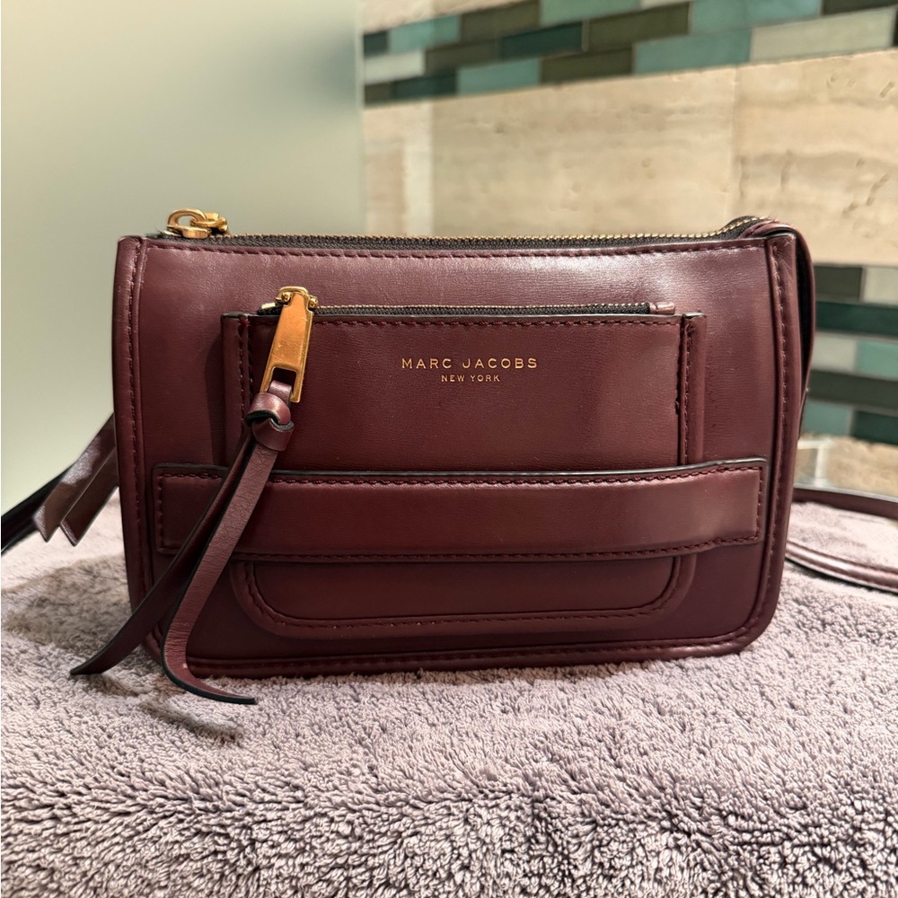 Marc Jacobs Deep Burgundy Crossbody Bag